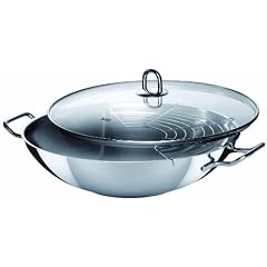 Silit 0082.6021.11 Wok 36 cm Shintau mit Glasdeckel
