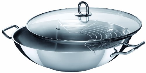 Silit 0082.6021.11 Wok 36 cm Shintau mit Glasdeckel 41DZfFOF7gL Silit 1924603301 Brat und Servierpfanne 24 cm Durado