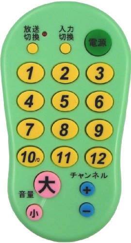 Yazawa 地上・BS・110°CSデジタル対応大きいボタンのテレビリモコン RC17YG
