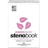 Roaring Spring Paper Products Paper Products Enviroshades Steno Books, Pink, 4 per Pack (12254)
