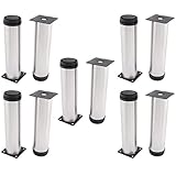 uxcell 調節可能キャビネット脚 ステンレススチールキャビネット脚 ソファテーブルキャビネット脚