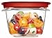 Rubbermaid Premier Easy Find Lids Food Storage Container, 2 Cup, Racer Red