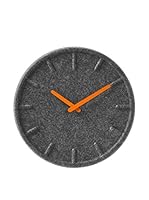 LEFF Amsterdam Reloj De Pared Felt35 Gris/Naranja