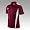 Maroon/Weiß