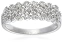 9ct White Gold AMRu1110 Ladies 0.25ct Diamond Band Ring