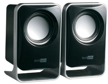 Techsolo TL-2030 2.0 Stereo Lautsprechersystem f&uuml;r PC (5 Watt, USB 2.0) Preisvergleich