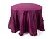 Pack of 2 Country Vineyard Plum Round Table Cloths 96"