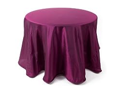 Pack of 2 Country Vineyard Plum Round Table Cloths 96"