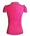 Zerdocean Women Elegant Stand Collar Lotus Leaf Ruffle OL Short Sleeve Blouse
