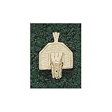 Wisconsin Badgers Solid 14K Gold ''W'' Backboard Pendant
