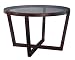 Kitchen & Housewares : Pinzon Murdoch Rubberwood and Glass Dining Table