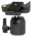 Opteka TH20 Ball Head with Quick Release Plate for Tripods and Monopods