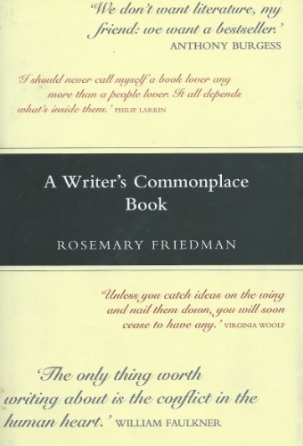 A Writer's Commonplace Book