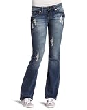 YMI Juniors Destructed Boot Five Pocket Jean