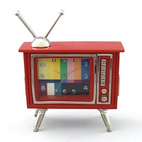 [Miniature Clock] �~�j�`���A�N���b�N �u���v �y�U�E�N���b�N�n�E�X����̔��z�A�i���O �e���r MC-262-RED/AZ