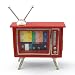 [Miniature Clock] ミニチュアクロック 置時計 【ザ・クロックハウス限定販売】アナログ テレビ MC-262-RED/AZ