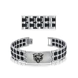 Chicago Bears NFL Mens Stainless Bracelet