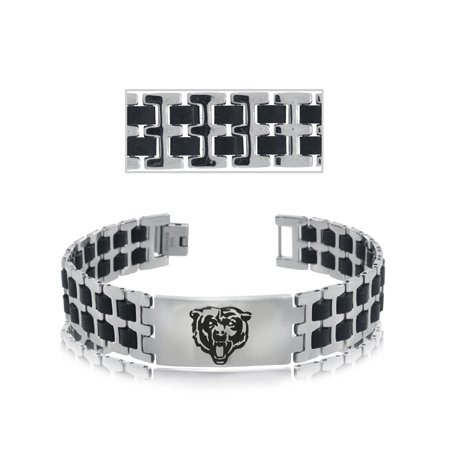 Chicago Bears Nfl Mens Stainless Bracelet