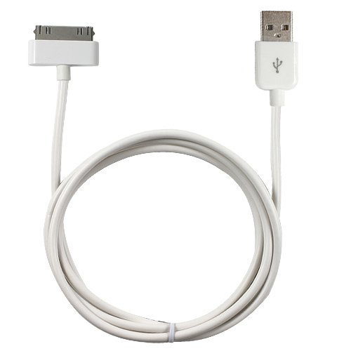 Extra Long 6 Foot (6ft) iPhone / iPod USB Charge and Sync Cable; Double the Length of the Standard Cord - Now Works with iPhone 4 Bumper, Otter Box and Any Other case