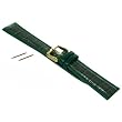 Green Watchband Waterproof Crocodile Grain Leather 20mm