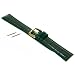 Green Watchband Waterproof Crocodile Grain Leather 20mm
