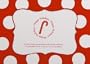 The Gift Wrap Company, 29-4601 Mega Dots Happy Holidays Deluxe Photo Cards - Box of 12 (Pack of 2)