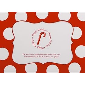 Gift Wrap Co. Mega Dots Holidays Photo Cards - 12 (Pack of 2)