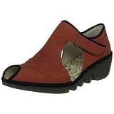 Fly London Paly Leather Suede Wedges