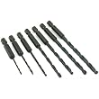 7 HSS Hex Drill Bits Jeweler Drilling Metalworking Tool