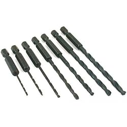 7 HSS Hex Drill Bits Jeweler Drilling Metalworking Tool