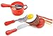 Breakfast Griddle Electric Stove Play Food Kitchen Grill Set for Kids