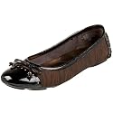 AK Anne Klein Women's Buttons Sport Ballet Flat