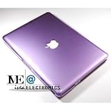 IVEA PURPLE Crystal Clip on See Thru Hard Case Cover for New Macbook Pro 15 15.4 Inch Aluminum Unibody
