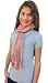 Handmade Soft Acrylic Scarf - One-of-a-kind in Young Style - Meadow Roses (Girls Large/Teens/100% Hand-knitted)