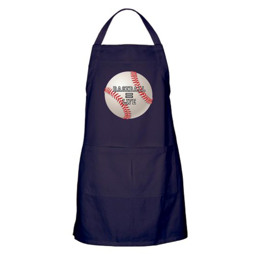 Apron (Dark) Baseball Equals Life