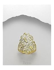 Butterfly Ring In Brass