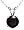 14k Gold Black Diamond Solitaire Pendant (1 cttw)