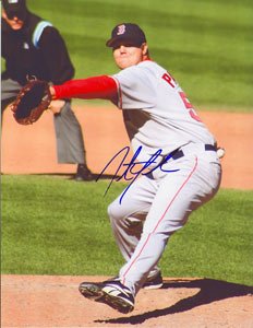 Jonathan Papelbon Signed Boston Red Sox 8x10 Photo
