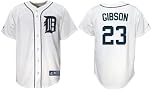 Gibson #23 Detroit Tigers Majestic Replica Home Jersey - Medium
