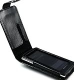 Microsoft Zune HD Stylish Faux Leather Flip Case (BLACK)