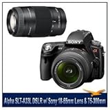 Sony Alpha DSLR-SLT-A33 Digital Camera, 14.2MP, 3" Tiltable LCD, Full HD 10 ....