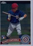 2011 Topps Chrome #33 Danny Espinosa RC - Washington Nationals (RC - Rookie Card)(Baseball Cards)
