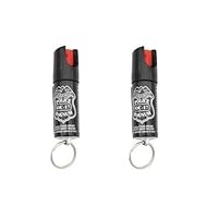 Police Magnum Keyring Pepper Spray with UV Dye and Twist Top (Pack of 2), Black, 0.5-Ounce by ACK, LLC