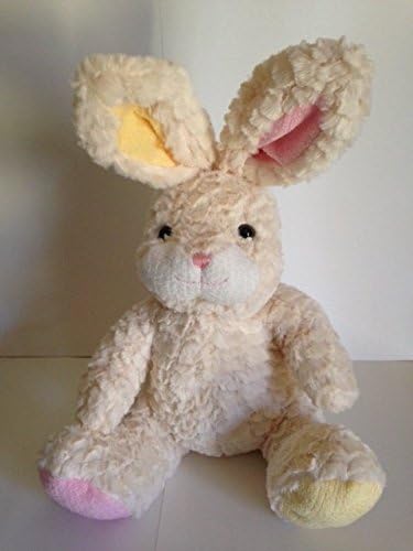 Natural Bunny with multi-colored feet 18"