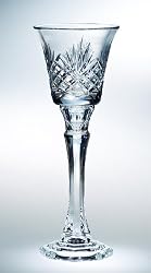 24% CRYSTAL 13.5 INCH TALL CANDLEHOLDER