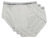 Calvin Klein Boys White 3 Pack briefs for boys
