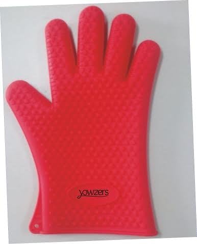 Pair of MaX Heat Silicone BBQ Grill Gloves / Oven Mitts, Barbecue Gloves - Replace Oven Mitts /potholder By Yowzers