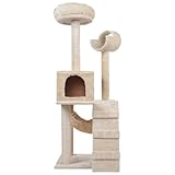 52" Cat Tree Condo Furniture Scratch Post Pet House One Room