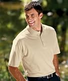 UltraClub Organic Men?s Ring-Spun Organic Cotton Pique Polo