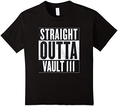 Straight Outta Vault 111 T-Shirt - Kids 12 - Black